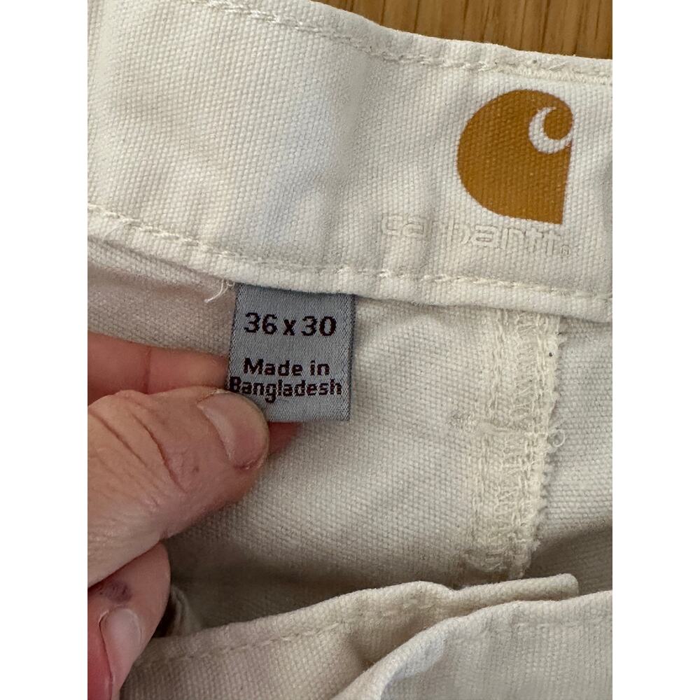 Carhartt Relaxed Fit Double Front Utility Work Pants 36x30 - Picture 2 of 6